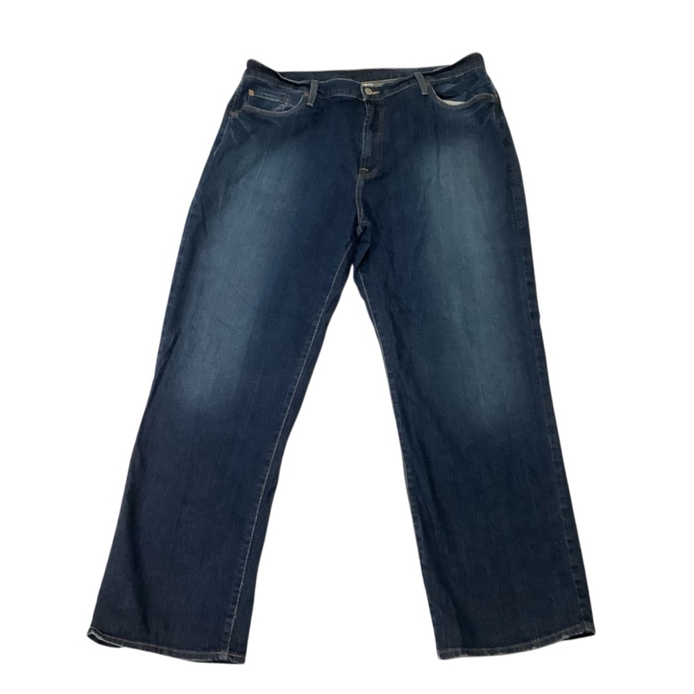 Lucky Bootcut Dungarees Sz 40W Regular Length Dark Blue Jeans